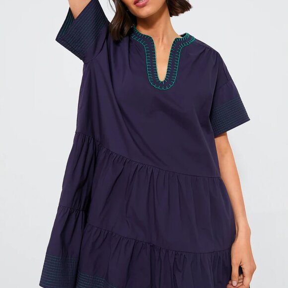 Tuckernuck Pomander Place Navy Kinsley Dress Size XS - Picture 2 of 10